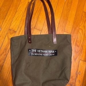 Sword & Plough Olive Green Tote Bag
